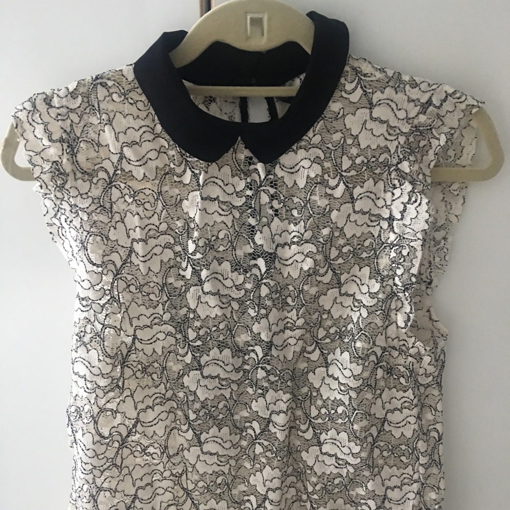 Zara lace top size 8